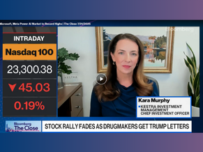 image featuring Kara Murphy live on Bloomberg in July
