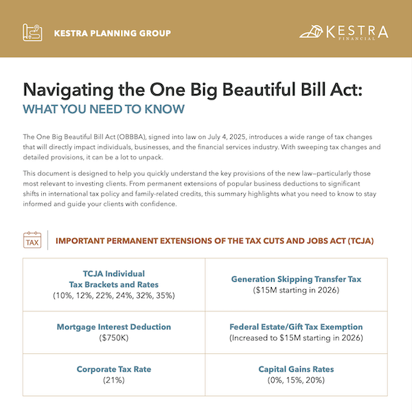 Navigating the One Big Beautiful Bill Act