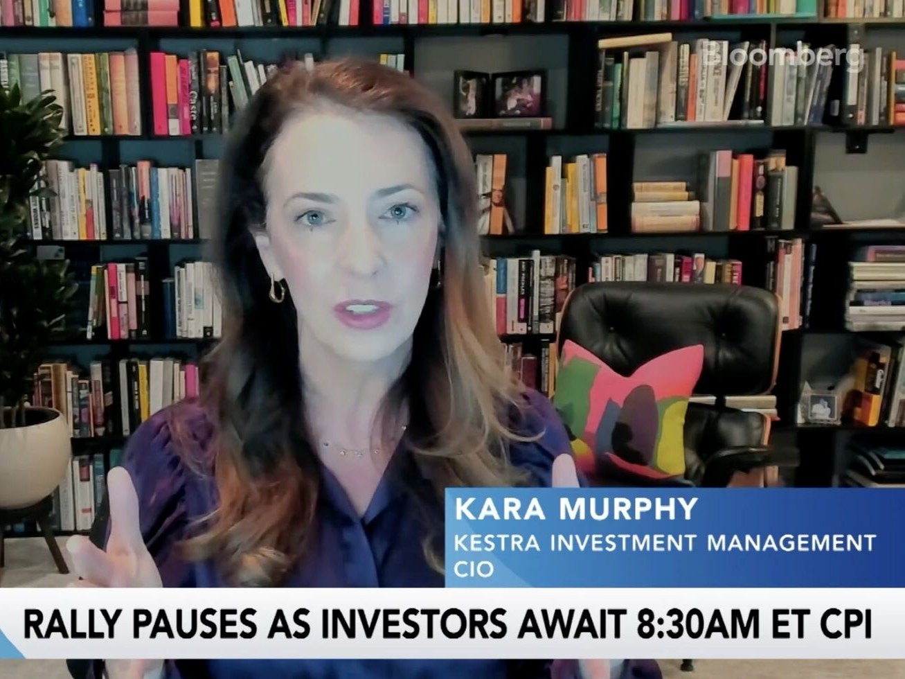 image featuring Kara Murphy live on Bloomberg in May