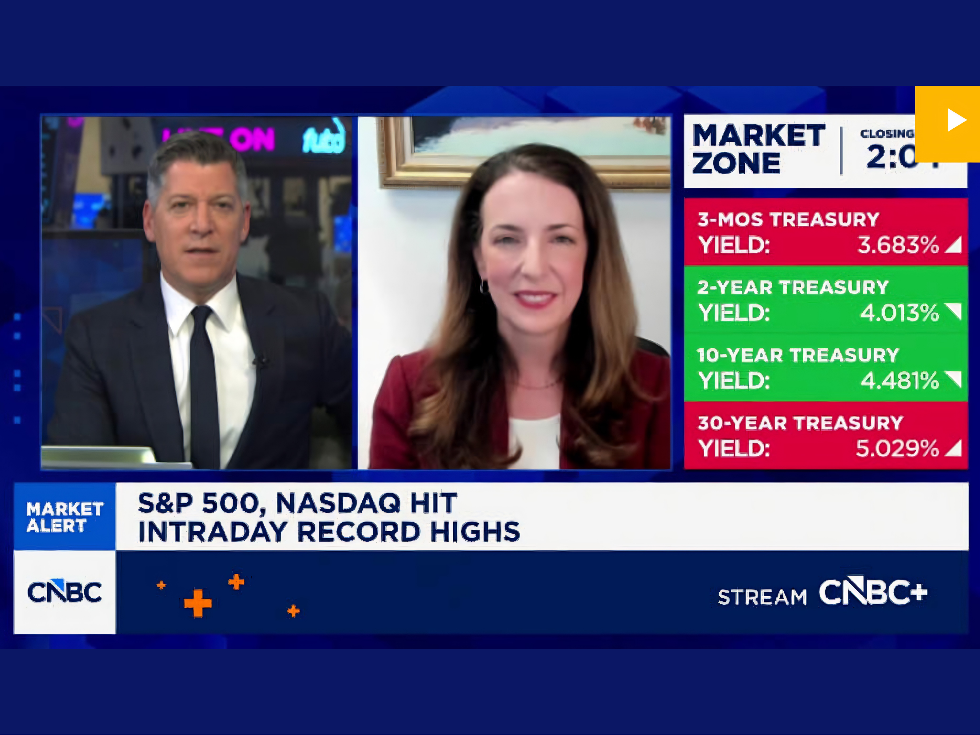 image featuring Kara Murphy live on Bloomberg