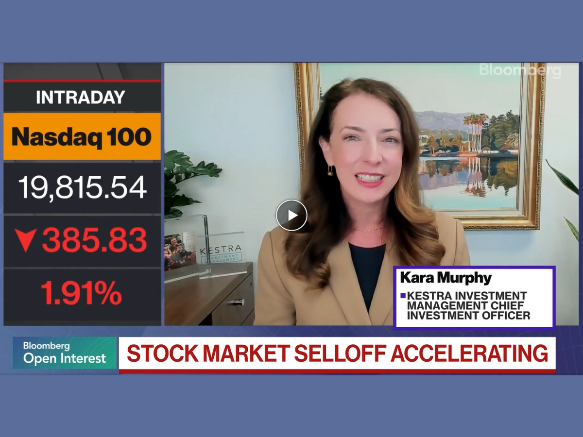 image featuring Kara Murphy live on Bloomberg in March