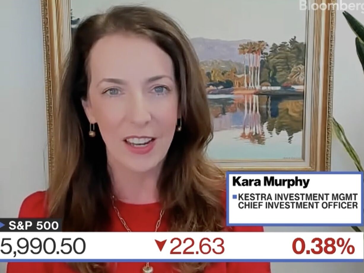 image featuring Kara Murphy live on Bloomberg