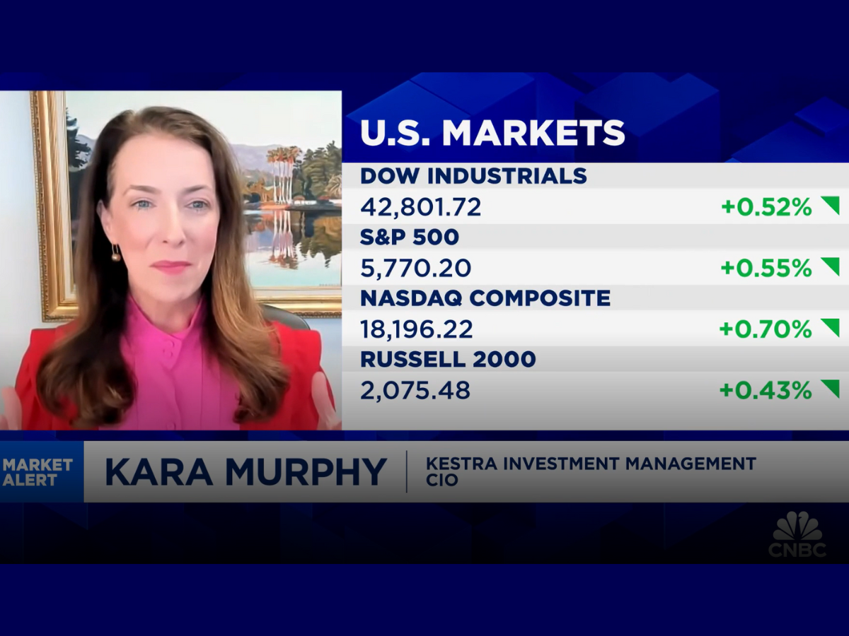 image featuring Kara Murphy live on CNBC in March
